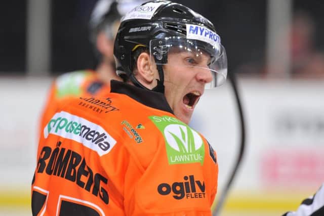 Veteran Conny Stromberg 'skated like he was 20-years-old' in Cardiff, according to Steelers' coach Paul Thompson.
