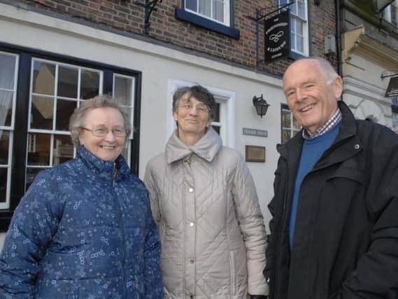 Three of the trustees of Knaresborough Friendship and Leisure Centre Gillian Mercer, Susan Boddy and John Moore. (1602021AM2)