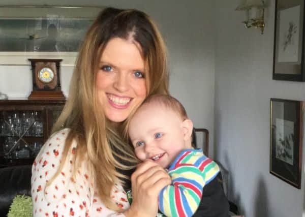 Fiona Meleschko, pictured with her son Tadhg, said she left teaching after feeling she was "drowning" under the workload.