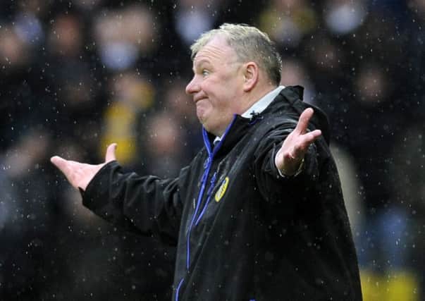 Leeds United's head coach Steve Evans (Picture: Bruce Rollinson).