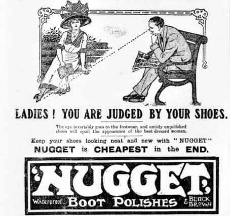 When ladies were judged by their shoes