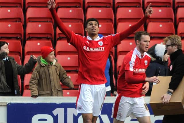 Ashley Fletcher won the game against Doncaster Rovers for Barnsley