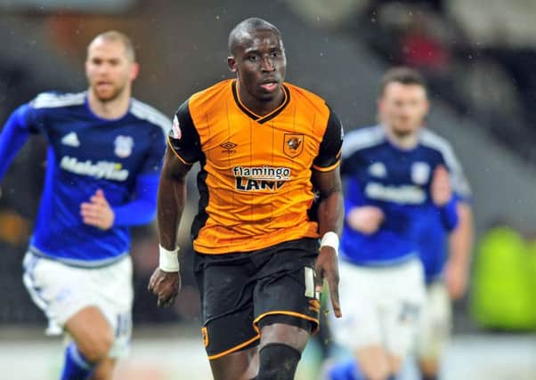 Mo Diame has overcome the stress of having to recover from a fractured kneecap (Picture: Tony Johnson).
