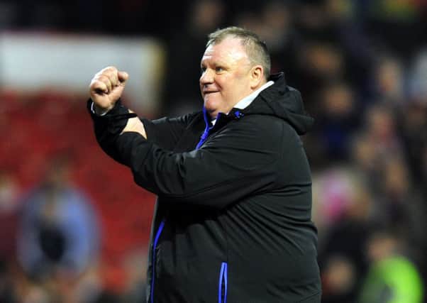 Steve Evans praised fans who attended the Fulham match