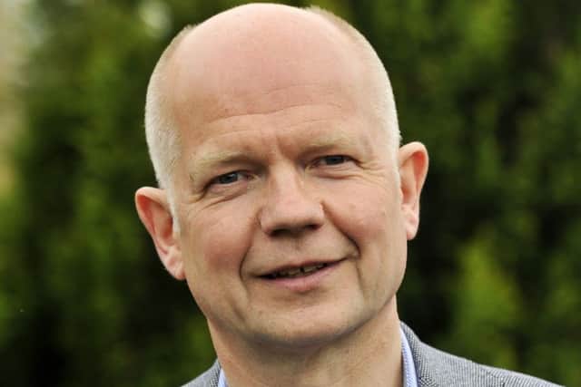Lord Hague.  Picture Bruce Rollinson