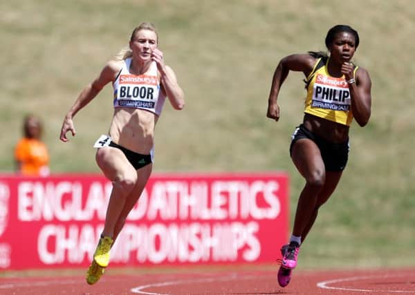 Great Britain's Louise Bloor, left, and Asha Philip. (Picture: Action Images/Steven Paston

Livepic)