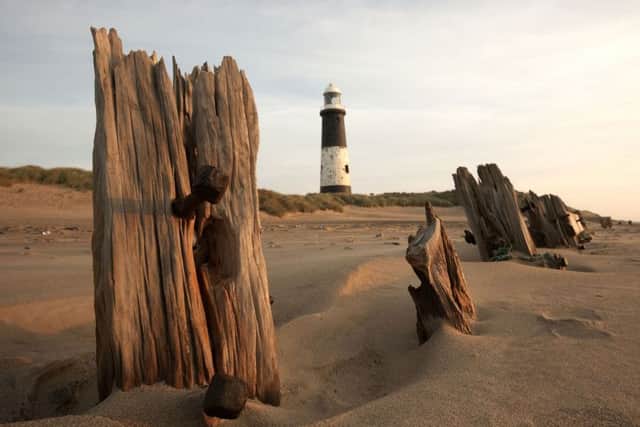 It's the diversity of the landscape from the moors to the coast and areas like Spurn Point which makes Yorkshire distinct says Val Wood. 
Welcome to Yorkshire
Lighthouse at Spurn Point, East Yorkshire