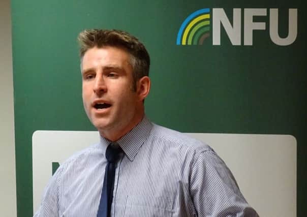 NFU dairy board chairman Rob Harrison.