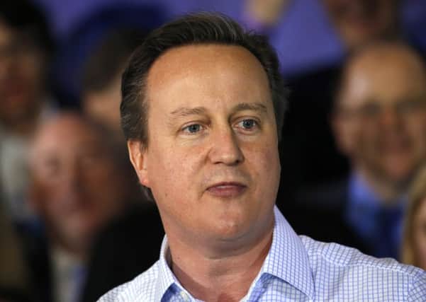 Prime Minister David Cameron launches the Conservatives IN Campaign at the ICA in London.