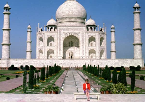 Diana, Princess of Wales in front of the Taj Mahal.
Photo: Martin Keene/PA Wire