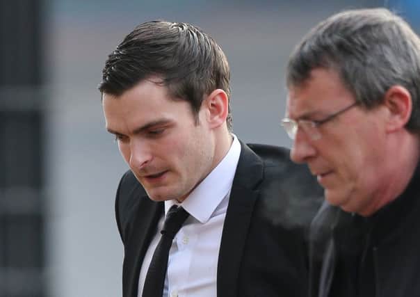 Adam Johnson arrives at Bradford Crown Court. Picture: Ross Parry Agency