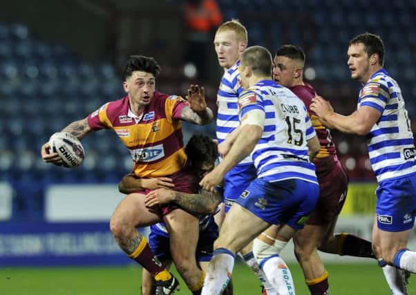 Huddersfield Giants' Oliver Roberts. Picture: Bruce Rollinson.