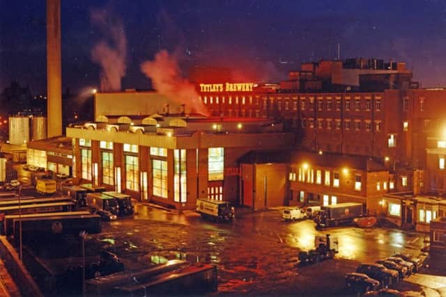 Tetley's

Brewery at Night, pictured in 1993.