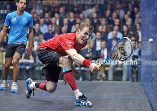 Nick Matthew, on his way to victory over Tarek Momen in the quarter-finals of the Windy City Open in Chicago. Picture: squashpics.com
