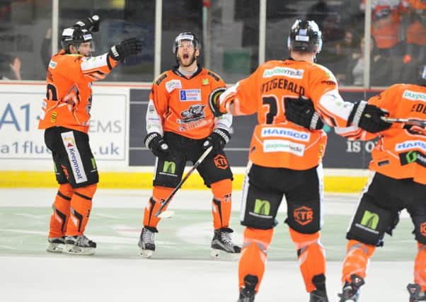 Robert Dowd, delighted with his new, long-term deal at Sheffield Steelers . Picture: Dean Woolley.