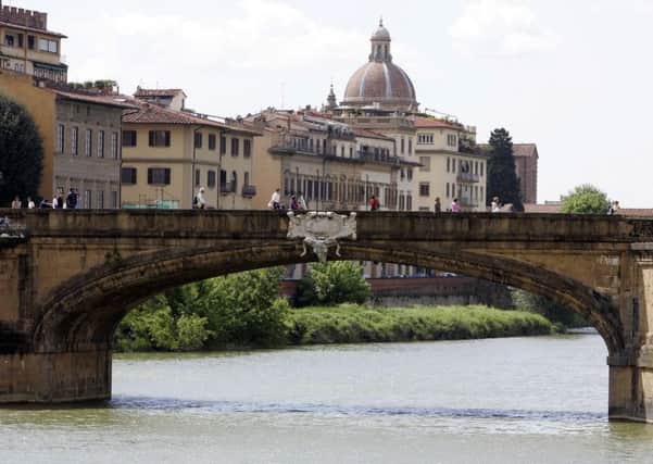 The Ponte Santa Trinita bridge in Florence, Italy. PIC: PA