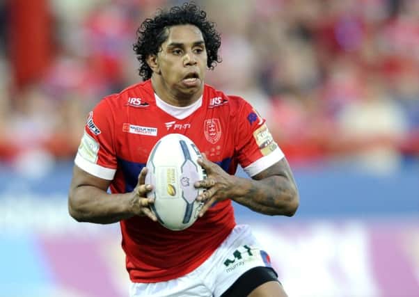 Albert Kelly, missing in action against Widnes for Hull KR. Picture: Bruce Rollinson.