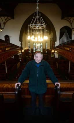2 March 2016...Ted Ring Heritage Officer of Rotherhams most well-known churches, grade-II listed Talbot Lane Methodist Church,which may have to close its doors after a history of well over 250 years of worship on the site. Picture Scott Merrylees