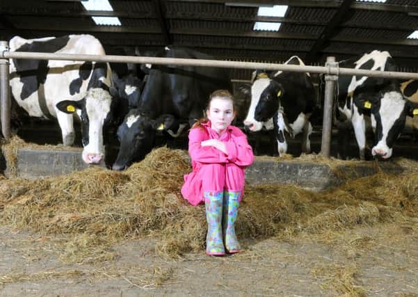 Abigal Morrell, the Harrogate schoolgirl who wrote to David Cameron about the plight of dairy farmers.