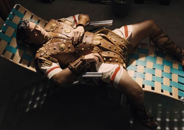 George Clooney as leading man Baird Whitlock in the Coen Brothers Hail, Caesar!  (Picture:  PA Photo/Alison Rosa/Universal.)