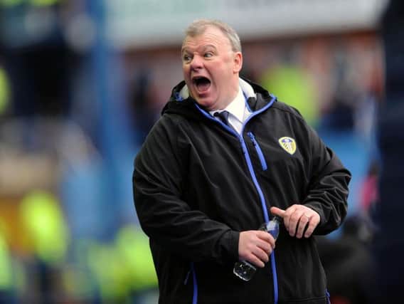 Leeds United boss, Steve Evans.