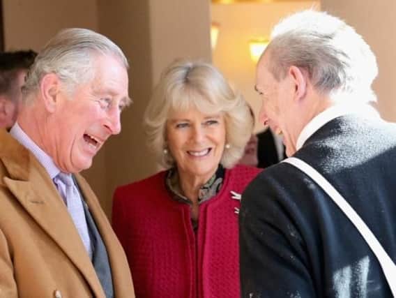 The Prince of Wales and the Duchess of Cornwall met residents and business owners during a visit to Stamford Bridge last month
