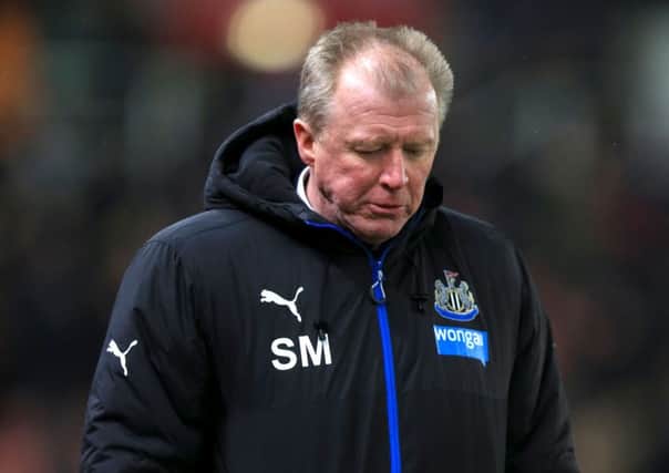 Newcastle United manager Steve McClaren.