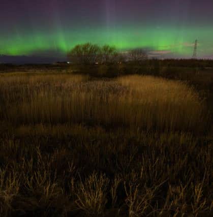The Northern Lights, or Aurora Borealis, shine over Great Park in Newcastle. (Pictures: Tom White/PA Wire)