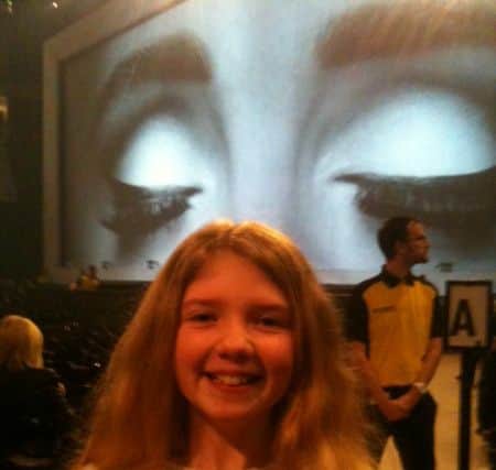 York music fan Kate Judson was invited on stage with Adele in Manchester on Monday. Picture: Sue Judson