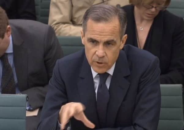 Governor of the Bank of England Mark Carney gives evidence to the Treasury Select Committee
