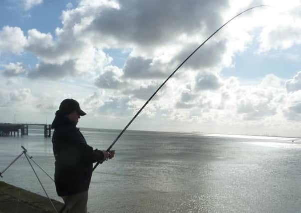 It may appear calm but conditions during the European Open Beach Championship tested the hardiest of anglers.
