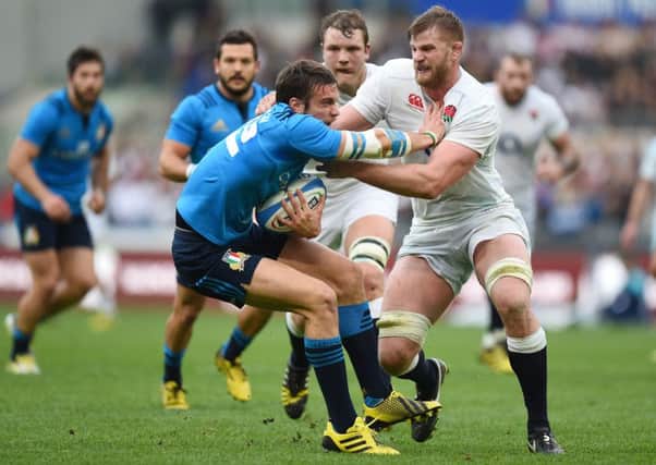 England's George Kruis, in action against Italy last month. Picture: PA.