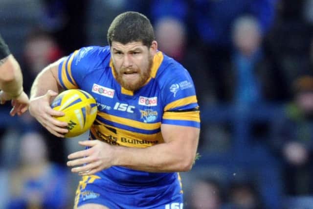 LESSON LEARNED: Mitch Garbutt is determined he will not be wound up by Wigan Warriors as he returns for Leeds Rhinos tonight. Picture: Steve Riding.