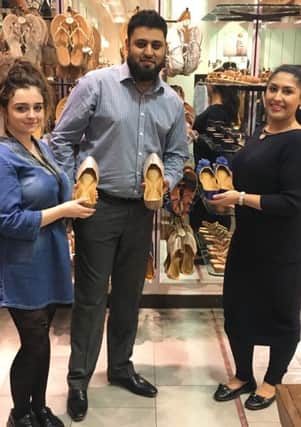 Usman Manzoor is hoping to wow people with Indian ballerina shoes.