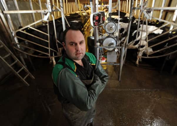Tom Rawson has been appointed vice chairman of the NFUs dairy board, and is aware of the huge tasks ahead.  Picture: Bruce Rollinson.