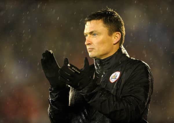 Barnsley's manager, Paul Heckingbottom. Picture: Bruce Rollinson.