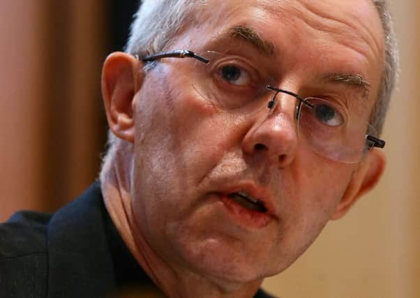 Archbishop of Canterbury Justin Welby, who has said that people are entitled to fear the impact that the influx of large numbers of migrants could have on their communities.