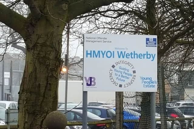 HMYOI Wetherby, where a prison officer was taken to hospital after reportedly being stabbed in the head by an inmate