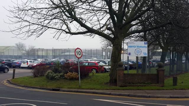 HMYOI Wetherby, where a prison officer was taken to hospital after reportedly being stabbed in the head by an inmate