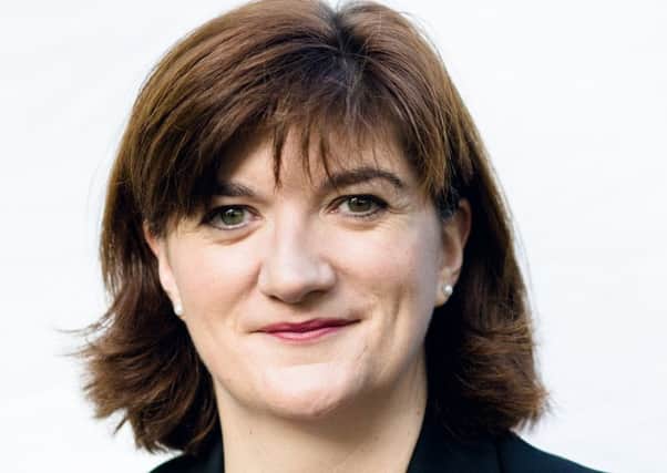 Education Secretary and Minister for Women and Equalities Nicky Morgan