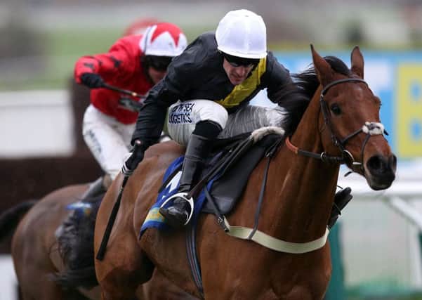 Seeyouatmidnight and Brian Hughes have their sights set on winning the RSA Chase at Cheltenham (Picture: Simon Cooper/PA).