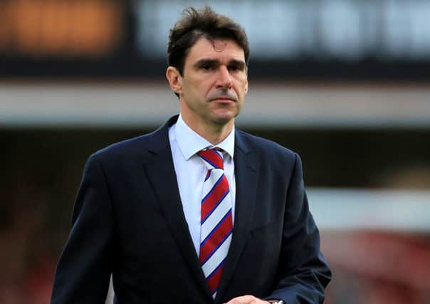 Middlesbrough manager Aitor Karanka was told to stay away from the game at the Valley by the club.