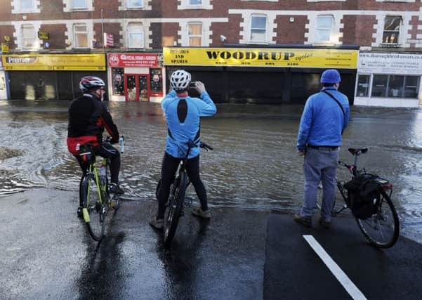 DECEMBER 2015: Flooding on Kirkstall Road. PIC: Bruce Rollinson