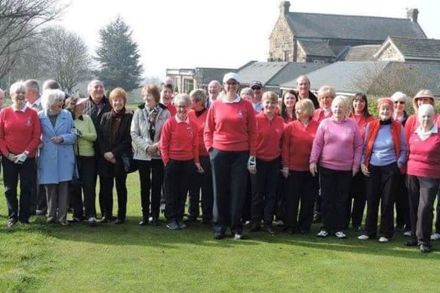 A healthy gathering of lady members was present at Howley Hall to see new lady captain Becki O'Grady drive in.