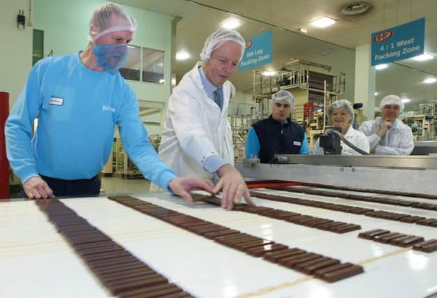 The Skills Minister Nick Boles visits Nestle in York