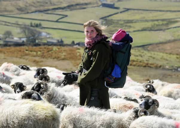Amanda Owen, The Yorkshire Shepherdess. 
Picture by Gerard Binks.