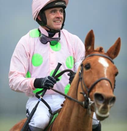 Ruby Walsh after winning the Stan James Champion Hurdle Challenge Trophy on Annie Power.
