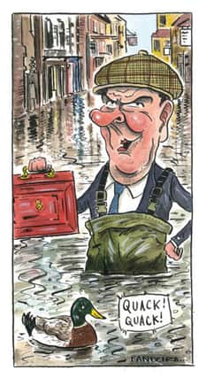 Cartoon of George Osborne by Graeme Bandeira