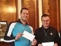 Rotherham GC's Race to Spring final joint runners-up Dan Savage and Shaun Angell.