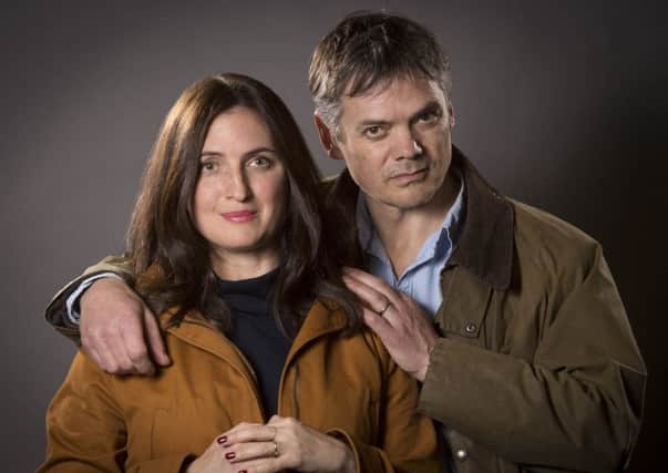 The Archers actors Helen Archer (Louiza Patikas) and Rob Titchener (Timothy Watson). Picture: BBC